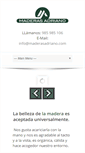 Mobile Screenshot of maderasadriano.com